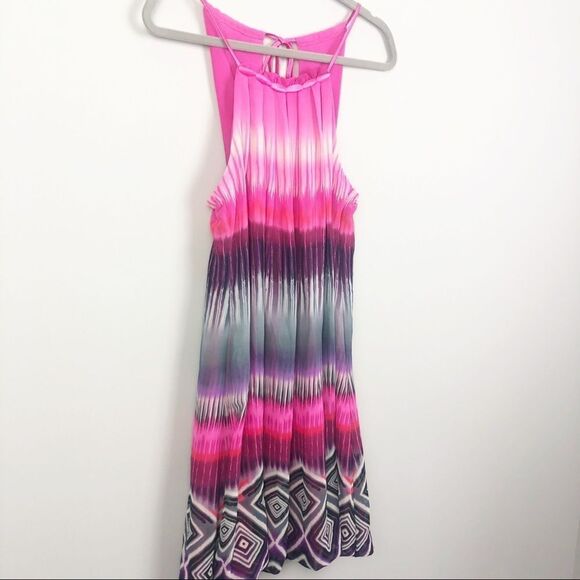 B. DARLIN | Pink Patterned Bubble Dress Size 10 - Picture 2 of 7